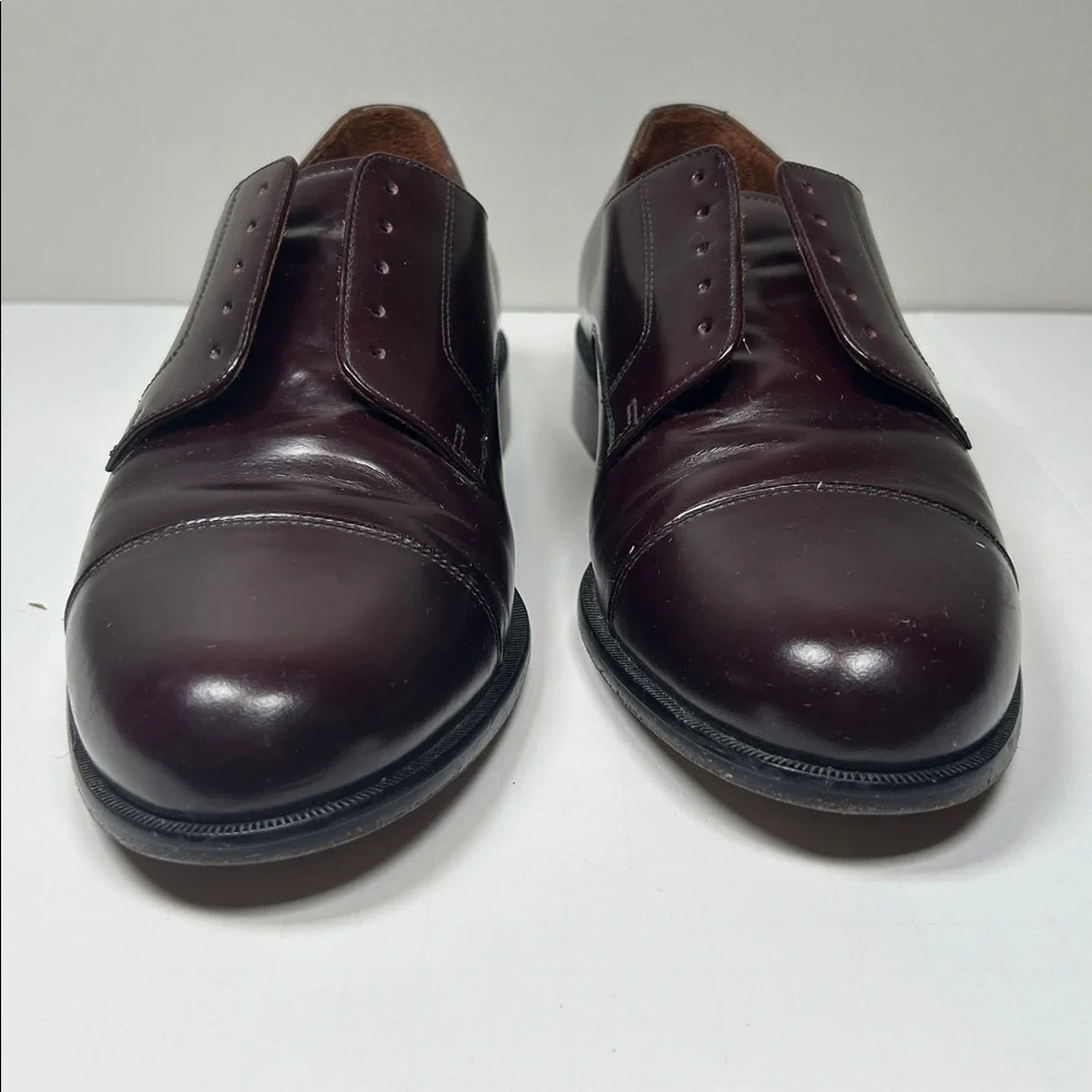 Bostonian Classics 20398 First Flex Men's Oxford Leather Shoes - Dark Burgundy